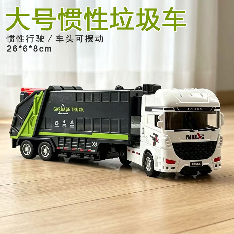 Cross-border oversized crane retractable long boom boy engineering vehicle model adjustable crane crane toy - 大号惯…
