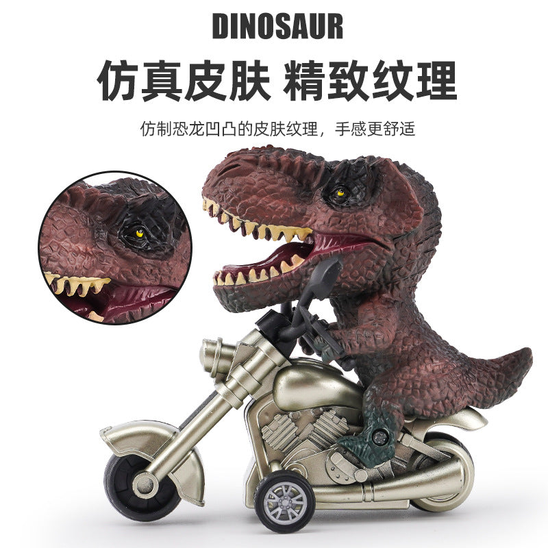 Baby Educational Toys Boy Toy Car Model Dinosaur Simulation Inertia Motorcycle Night Market Stall Toys Wholesale - image 4