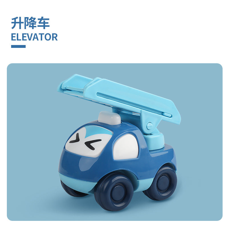 Chattering ground stall adorable engineering team inertia cartoon car variety of models without battery children's toys…