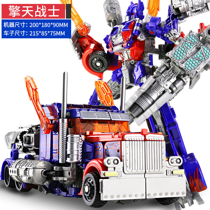 Transforming Toy Model Car Robot Bumblebee Dinosaur Grimlock Action Figure Alloy Genuine Children's Toy for Boys…