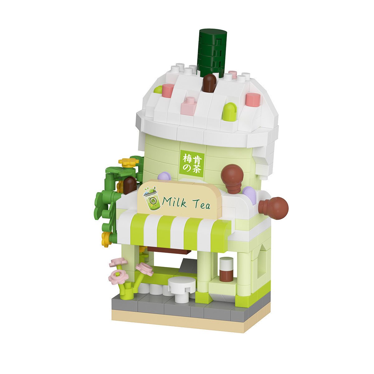 Compatible with Le Dream Store Micro-Particle Building Blocks, Street Scene Ornaments, Children's Educational DIY Toys ​…