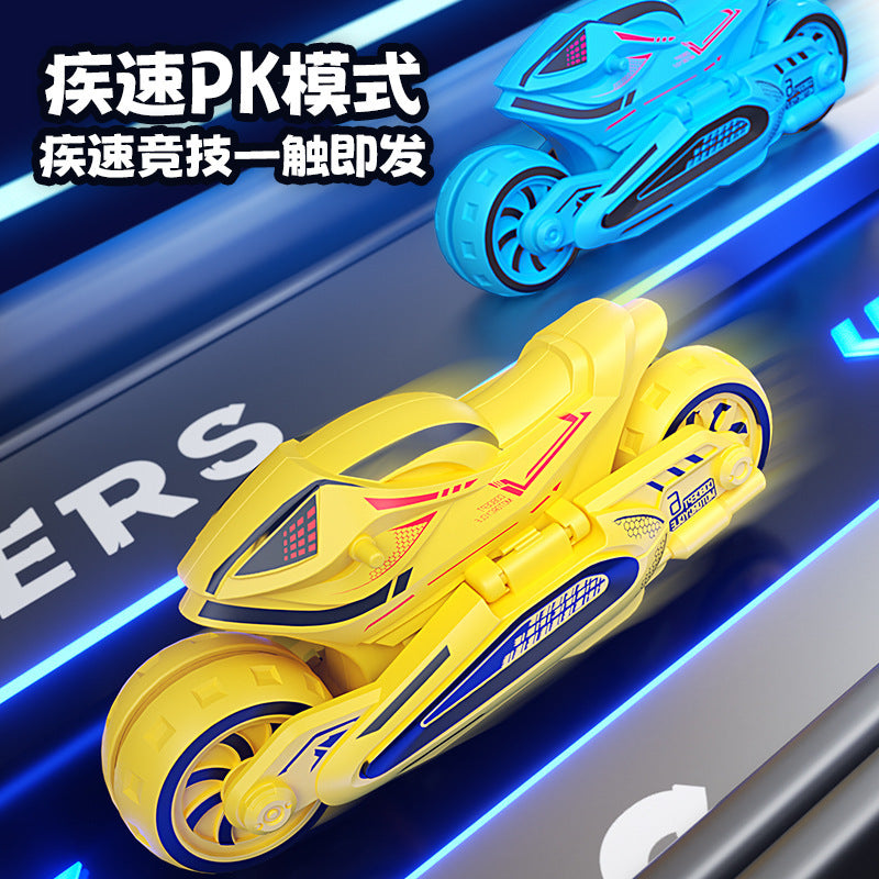 Inertial Deformable Motorcycle Toy Car Boy Girl Interactive Toy Car Wholesale Inertial Drift Competition - image 3