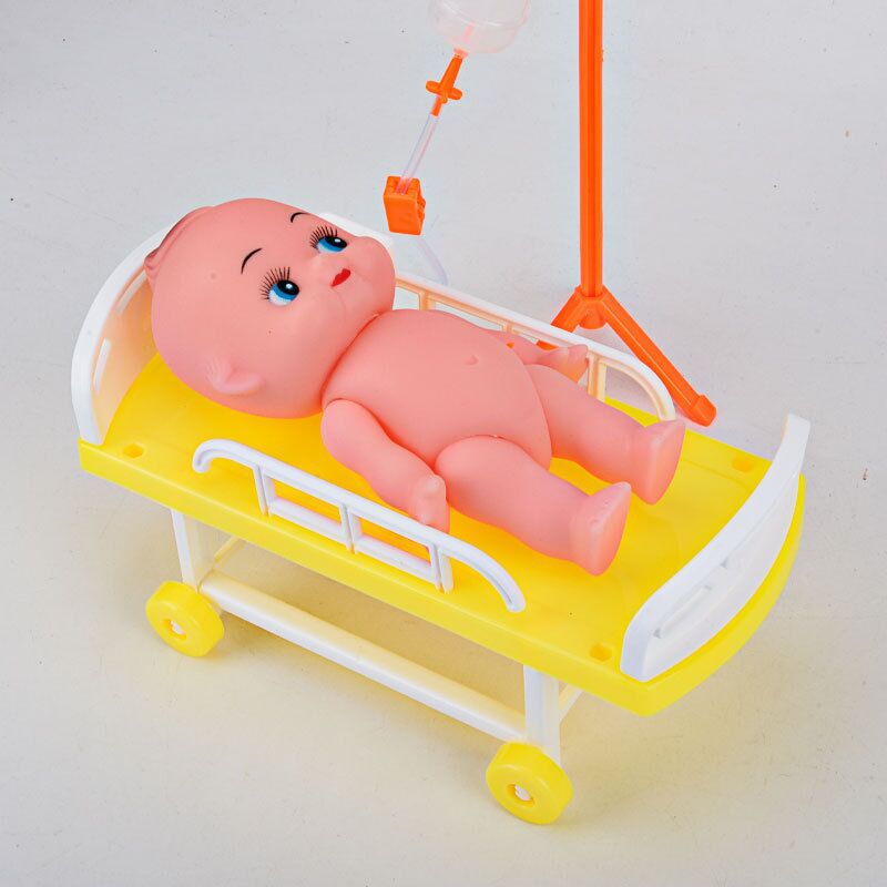 Children's Doctor Toy Hospital Hanging Bottle Infusion Needle Stethoscope Syringe Kindergarten Boys and Girls Injection…