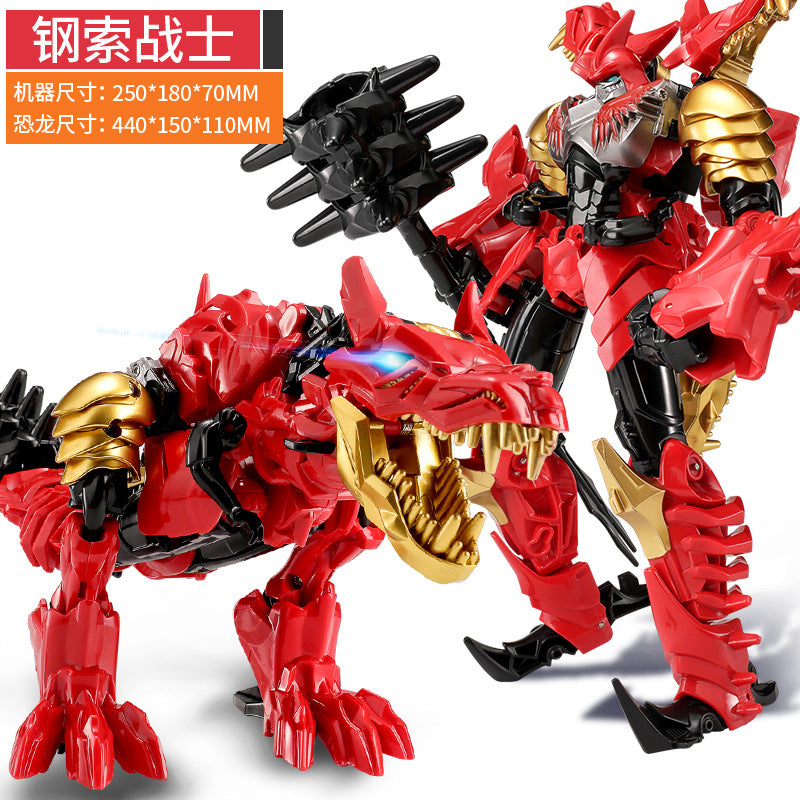 Transforming Toy Model Car Robot Bumblebee Dinosaur Grimlock Action Figure Alloy Genuine Children's Toy for Boys…