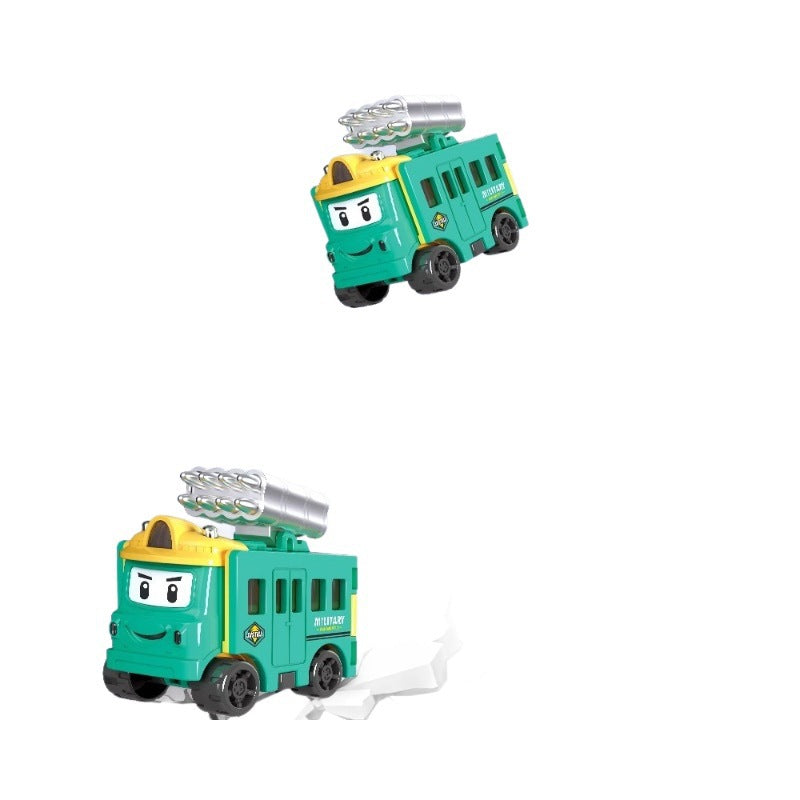 Transforming Toy School Bus Pull-Back Car for Children, Little Boys, and Babies' Birthday Gift - image 5