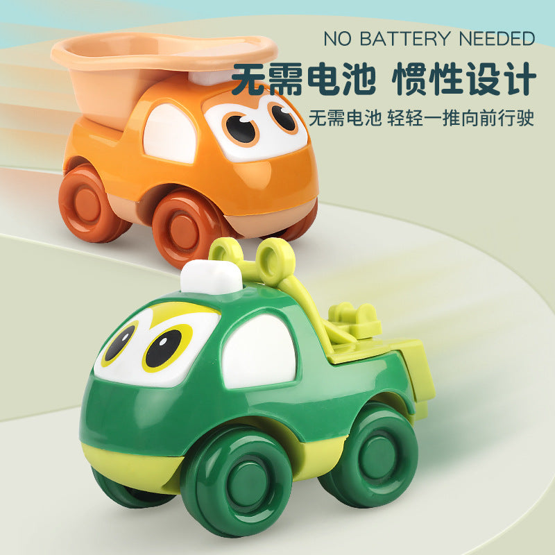 Chattering ground stall adorable engineering team inertia cartoon car variety of models without battery children's toys…