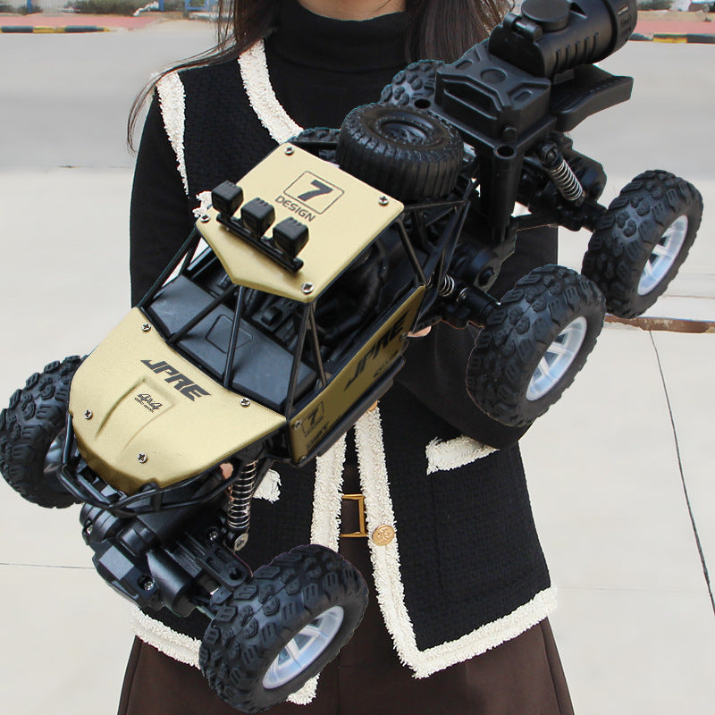 Remote control car off-road vehicle four-wheel drive high-speed racing six-wheel climbing car children's boy toy drift…