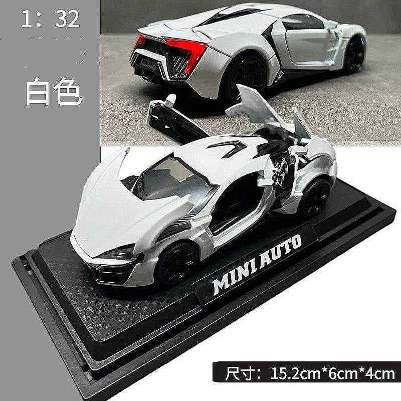 1:32 Supercar Lp780 Alloy Car Model Simulation Sports Car Racing Car Boys' Children's Toy Collectible Display Piece…