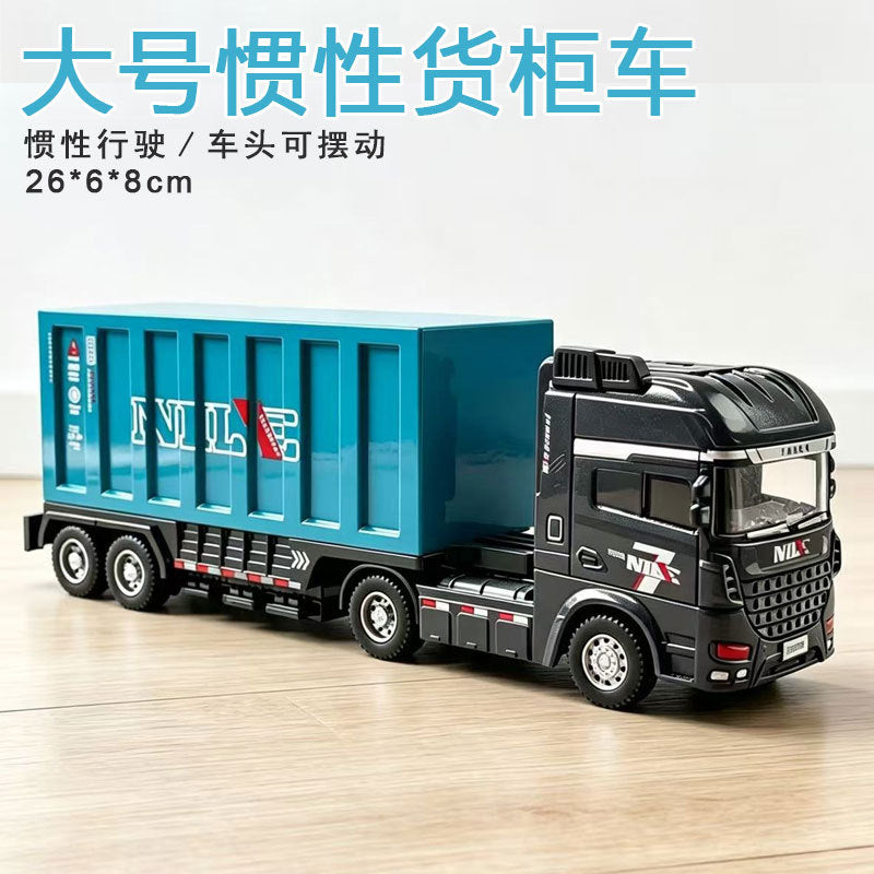 Cross-border oversized crane retractable long boom boy engineering vehicle model adjustable crane crane toy - 大号惯…