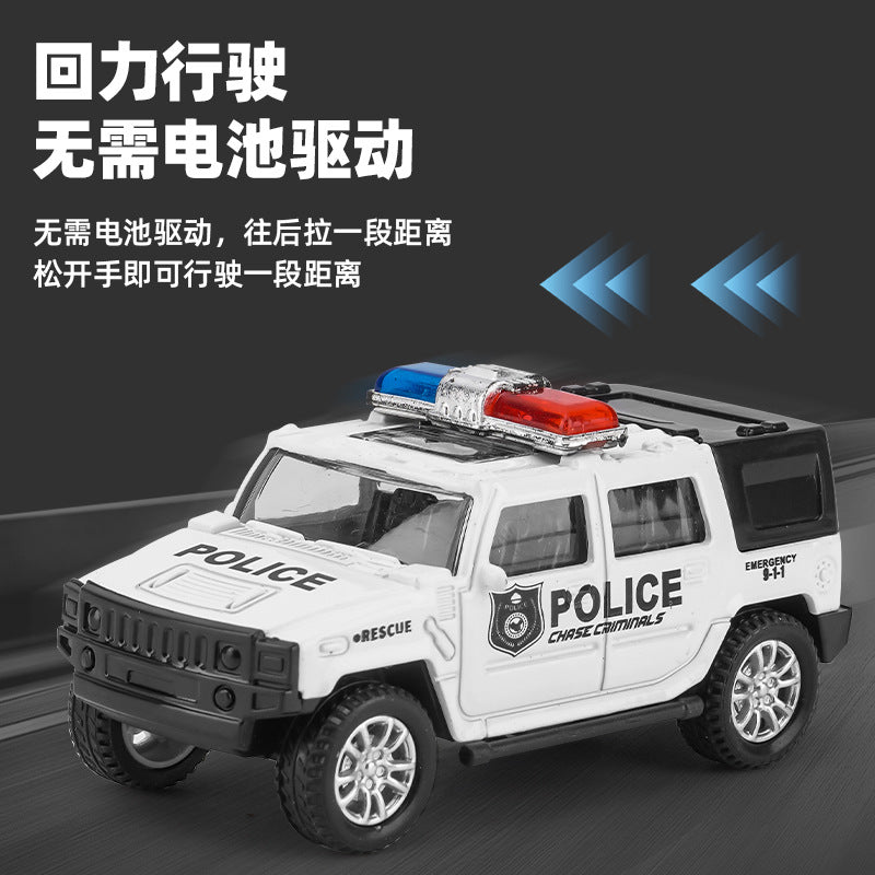 Internet Celebrity Kidsren's Toy Car Model Boy Baby Educational Toy Artificial Alloy Pull-Back Off-Road Vehicle Stall Toy…
