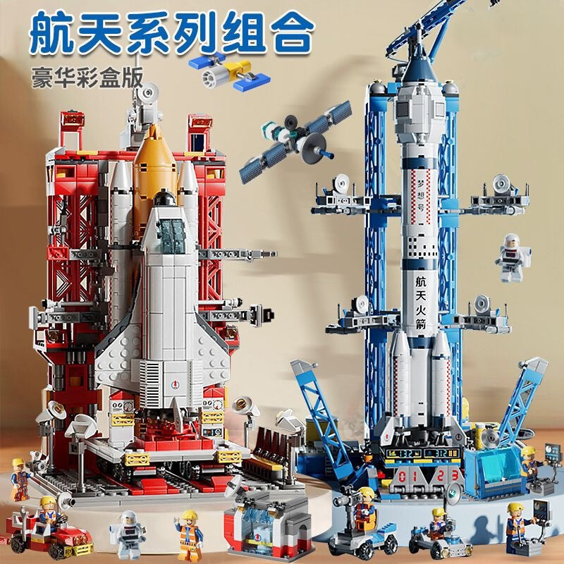 Special Police Six-in-One Rocket Model Building Block Ornament for Boys, Military Assembly, Educational Toy, Drop Shipping…