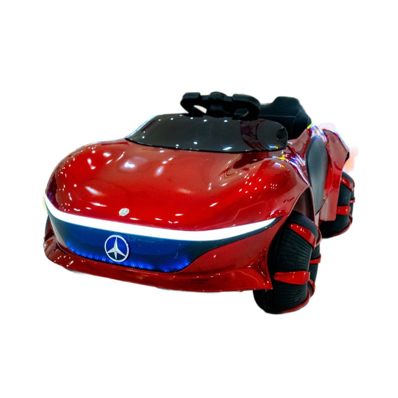 Children's electric four-wheel car 1-6 years old boys and girls baby remote control toy car can sit adults children…