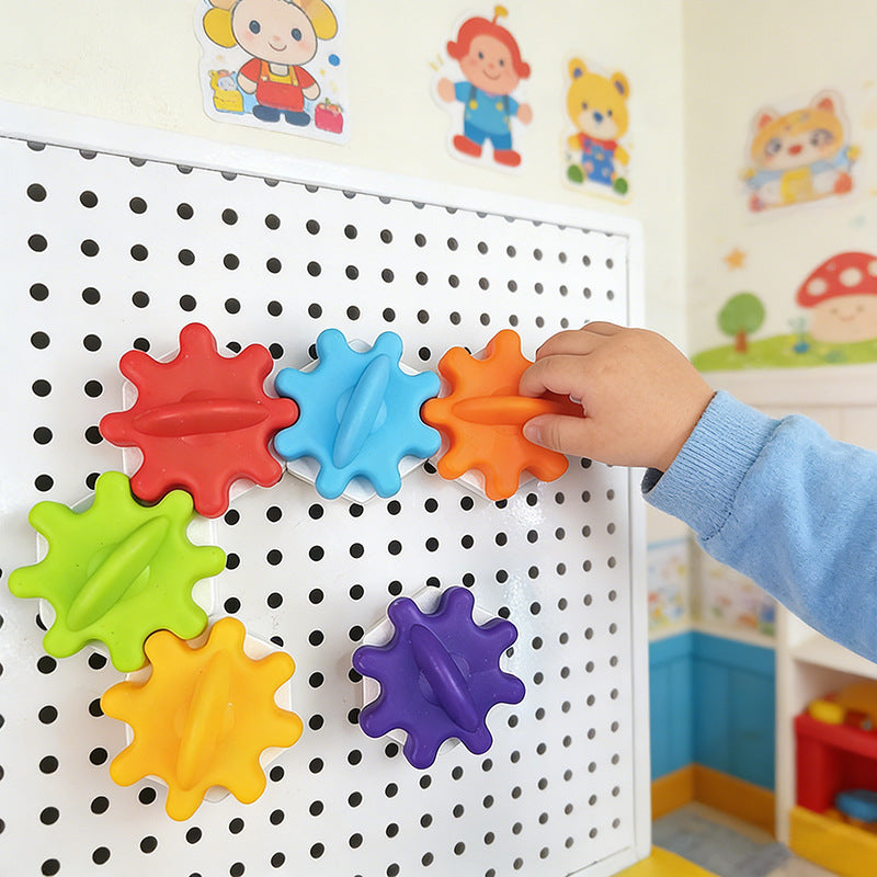 Baby and Children's Fence Busy Board DIY Accessories Early Education Educational Toys for Learning Words and Numbers Hole…