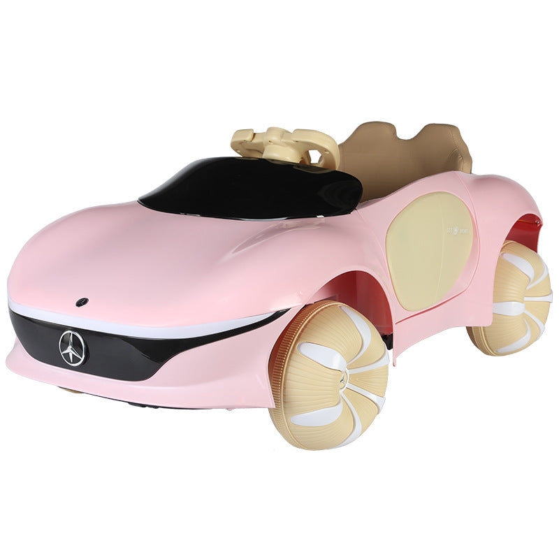 Children's electric four-wheel car 1-6 years old boys and girls baby remote control toy car can sit adults children…