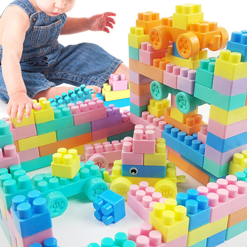Children's Large Particle Building Blocks Assembled Kindergarten Educational Early Education Boys and Girls Toy Factory…