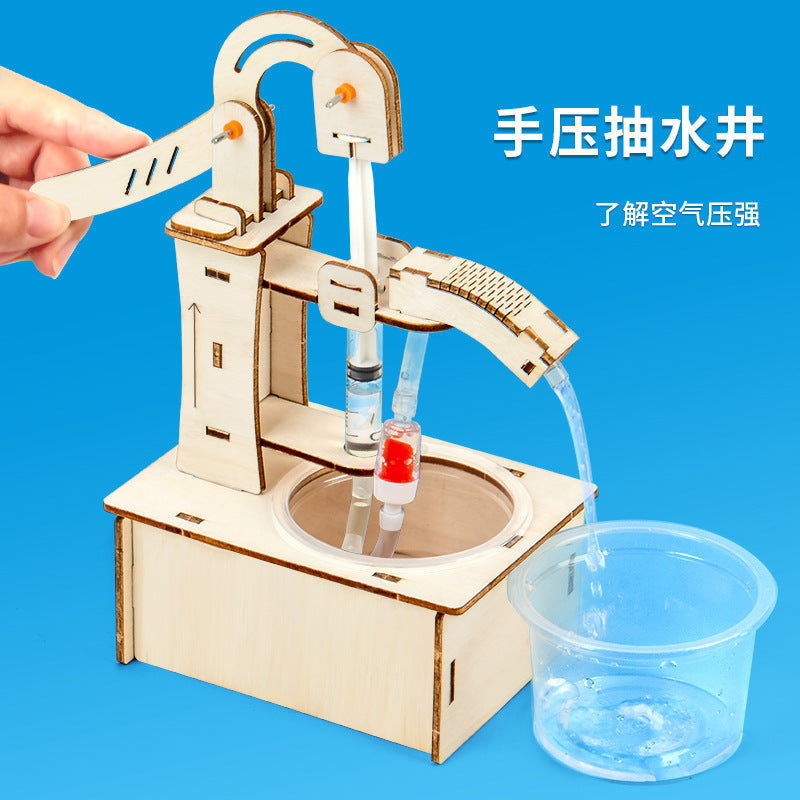 Scientific Experiment DIY Hand Pressure Water Pump Manual Pressure Water Well Science and Technology Small Production…