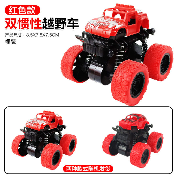 Cross-border Specially Designed for Inertial Four-wheel Drive Off-road Vehicle Boy Toy Dump Truck Anti-fall Baby Gift Stunt…