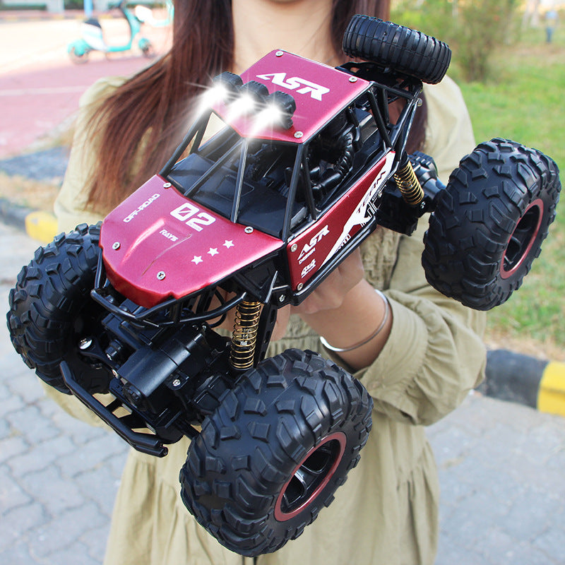 Remote control car off-road vehicle four-wheel drive high-speed racing six-wheel climbing car children's boy toy drift…