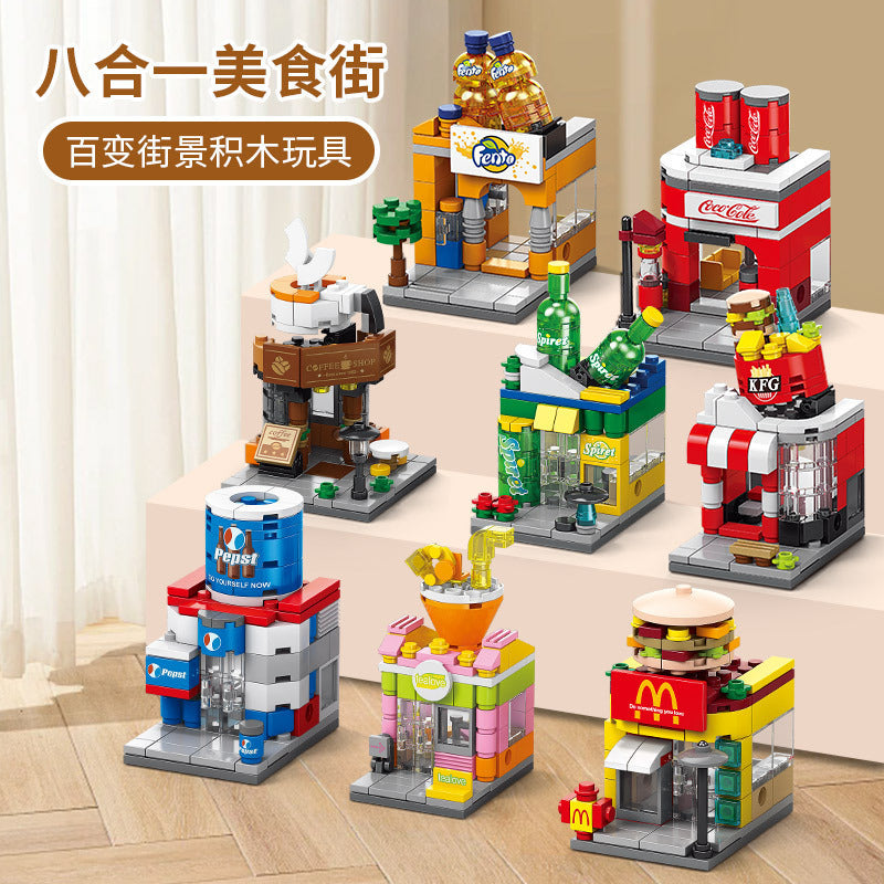 Back-To-School Gift: Building Blocks for Assembling Various Street Scenes, Small Reward Gifts for Elementary School…