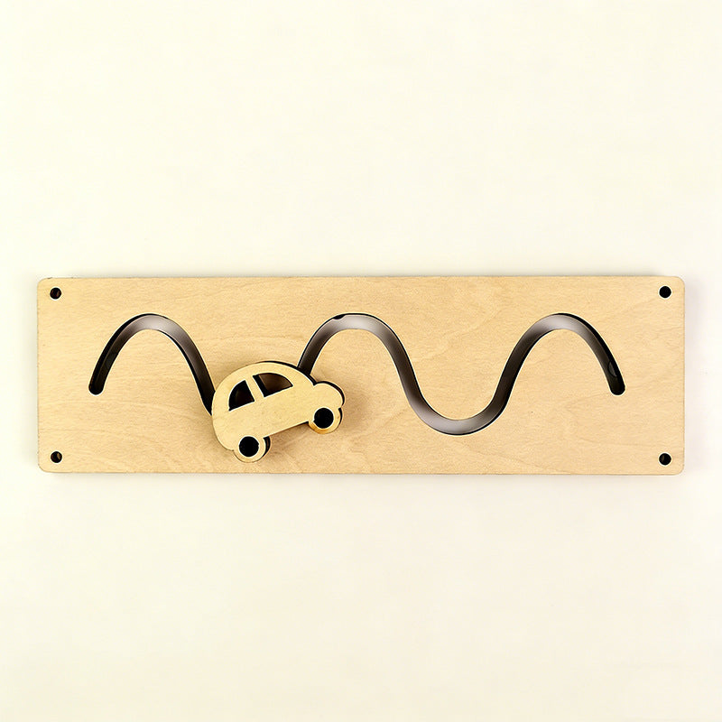 Baby and Children's Fence Busy Board DIY Accessories Early Education Educational Toys for Learning Words and Numbers Hole…