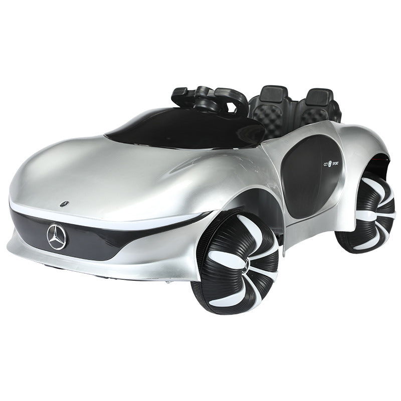Children's electric four-wheel car 1-6 years old boys and girls baby remote control toy car can sit adults children…