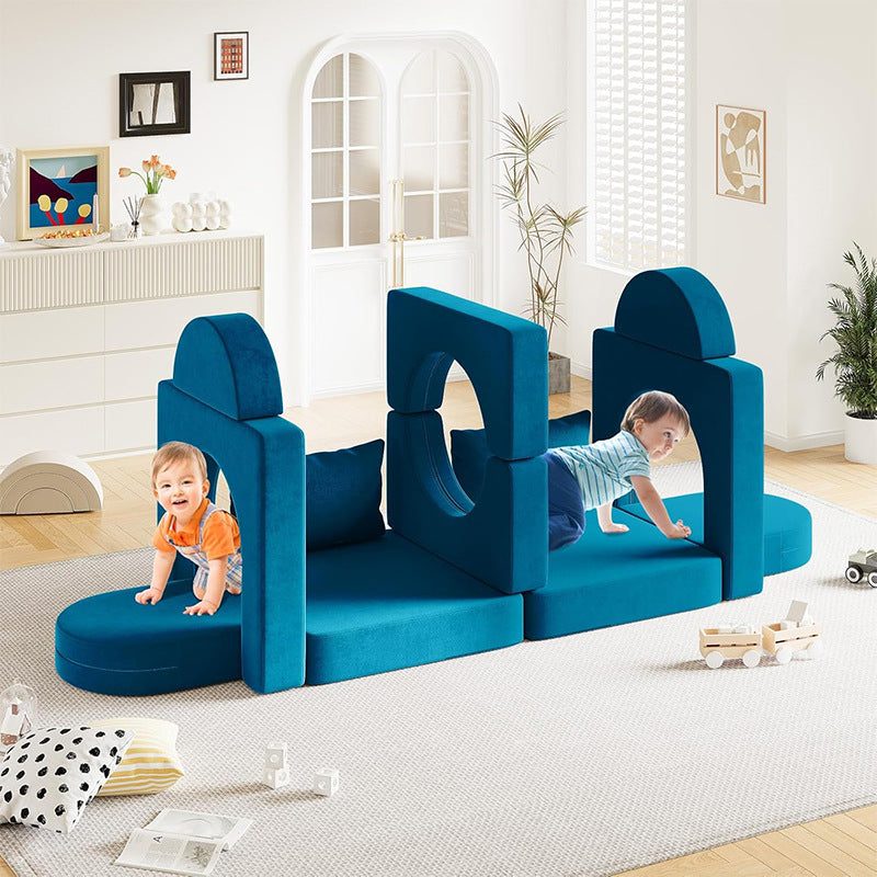 Modular Kids Play Sofa Couch Multifunctional Children Sofa Boys Girls Indoor Toddler Sectional Sofa