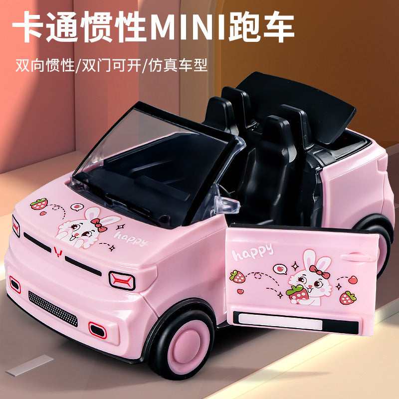 Children's Car Toys Inertia Drop Resistant Transparent Gear Light Toys Car Model Night Market Stall Wholesale Gifts - Q…