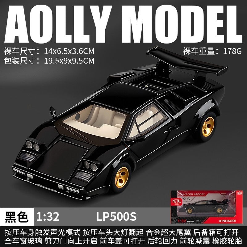 1:32 Supercar Lp780 Alloy Car Model Simulation Sports Car Racing Car Boys' Children's Toy Collectible Display Piece…