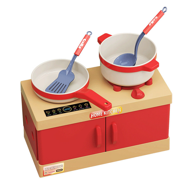 Play house children's kitchen toys for boys and girls baby simulation cooking mini kitchenware educational birthday gift…