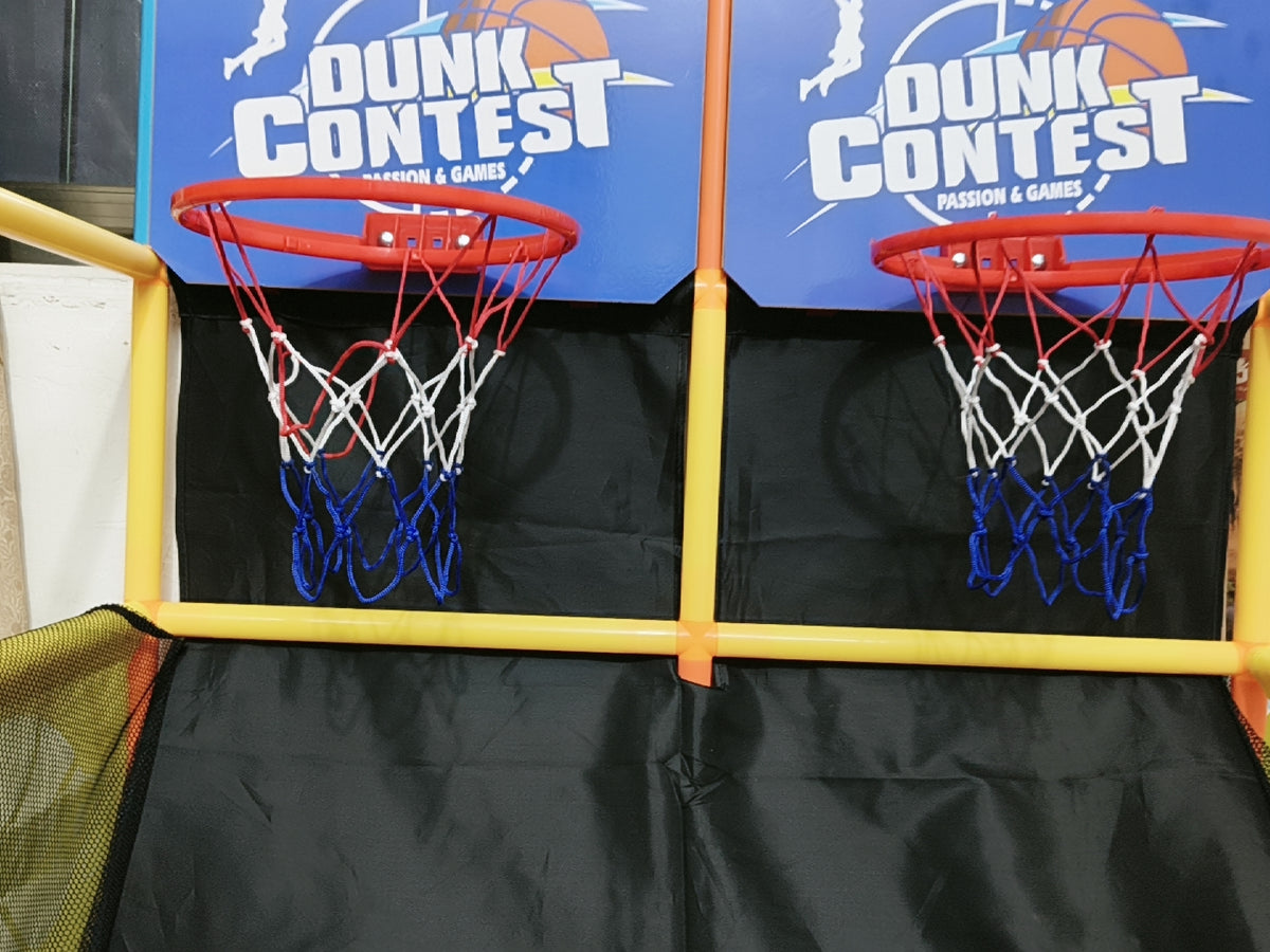 Cross-border best-selling two-player shooting machine with lights and scoring system, indoor and outdoor basketball stand…