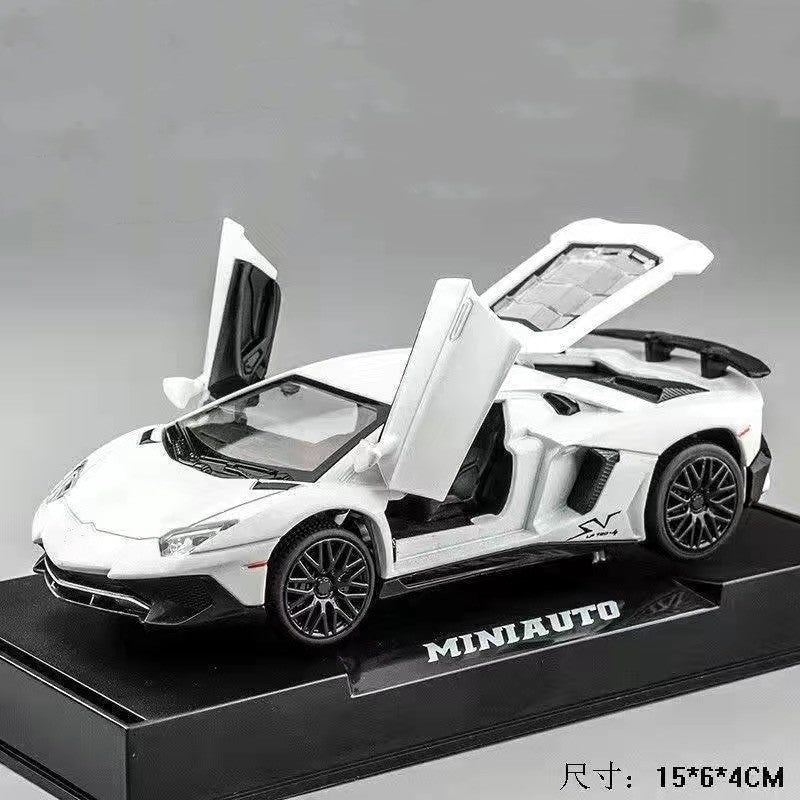 1:32 Supercar Lp780 Alloy Car Model Simulation Sports Car Racing Car Boys' Children's Toy Collectible Display Piece…