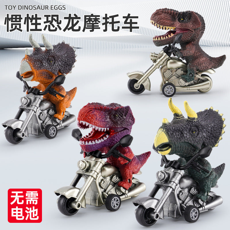 Baby Educational Toys Boy Toy Car Model Dinosaur Simulation Inertia Motorcycle Night Market Stall Toys Wholesale