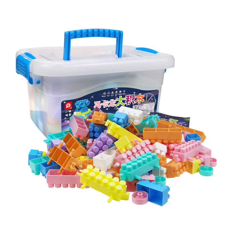 Children's Large Particle Building Blocks Assembled Kindergarten Educational Early Education Boys and Girls Toy Factory…