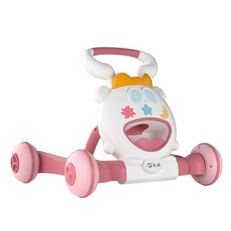 Tianmi baby walker, children's walking aid, one-touch folding, adjustable speed, with music, anti-side tip - image 4
