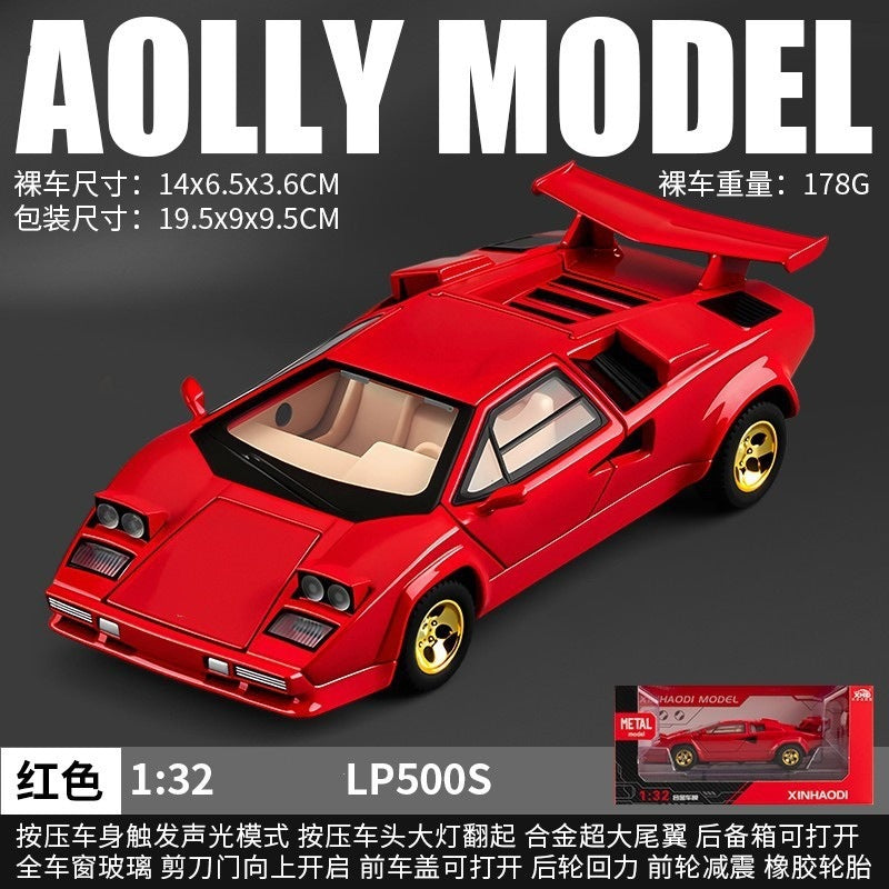1:32 Supercar Lp780 Alloy Car Model Simulation Sports Car Racing Car Boys' Children's Toy Collectible Display Piece…
