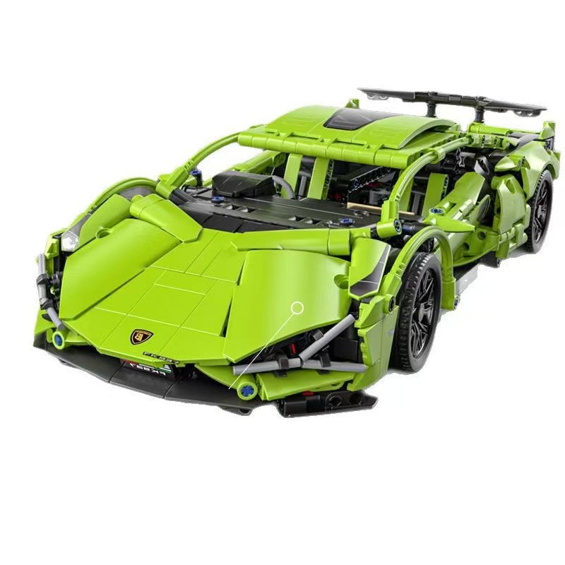 [Source Manufacturer] Wholesale Lambo Assembly Building Blocks Remote Control Car Model Racing Toy Educational Assembly Kit…