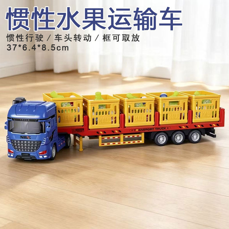 Cross-border oversized crane retractable long boom boy engineering vehicle model adjustable crane crane toy - 大号果…