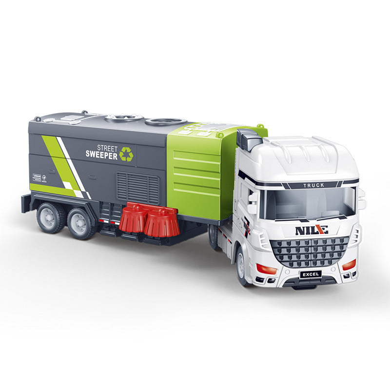 Children's High-Quality New Inertial Sanitation Engineering Car Model Toy for Boys, Small Gift, Direct Supply from…