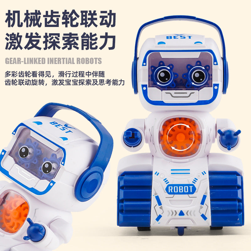 Chattering net red children's toys Chenghai generation inertial robot clip doll machine stall small toy gifts wholesale…