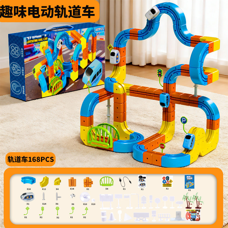 Cross-border Anti-Gravity Transformable Magnetic Track Car Children's Educational Magnetic Building Block Toy DIY Gift for…