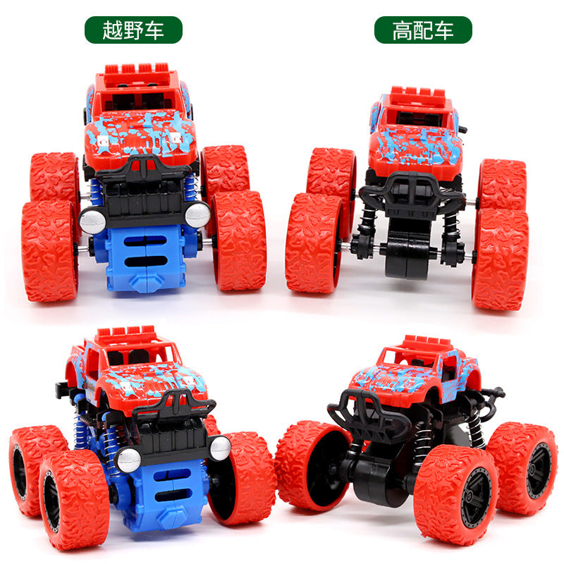 Children's Toys Wholesale Boy Toy Car Boxed Interactive Inertia Off-Road Car Street Stall Cheap Small Toys - image 2