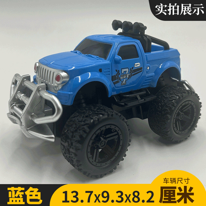 Children's Car Toys Inertia Drop Resistant Transparent Gear Light Toys Car Model Night Market Stall Wholesale Gifts - New…