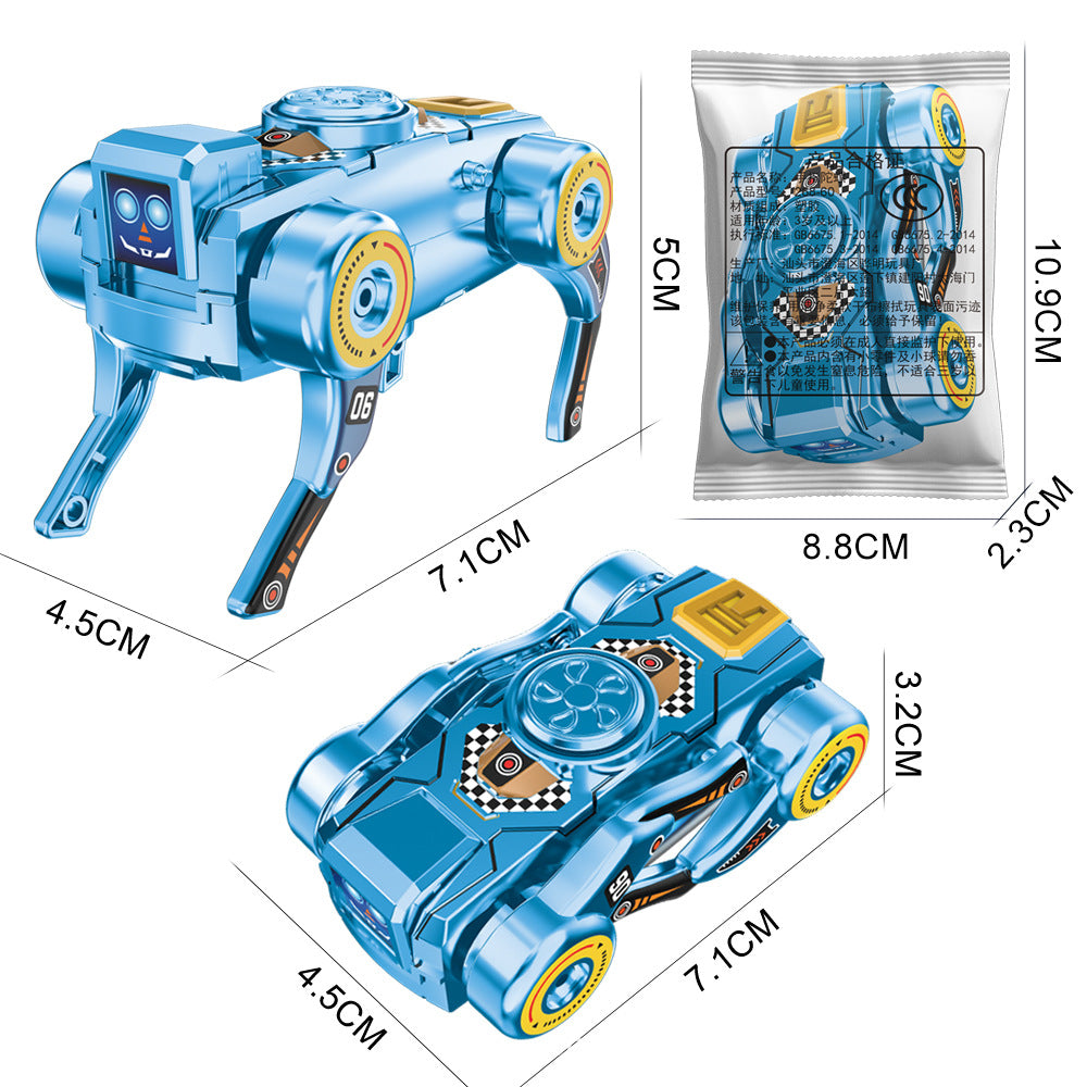 Fidget Spinner Mecha Robot Robot Dog Transforming Tank Gyro Spinning Top Children's Toy to Develop Grip Ability - Robot dog…