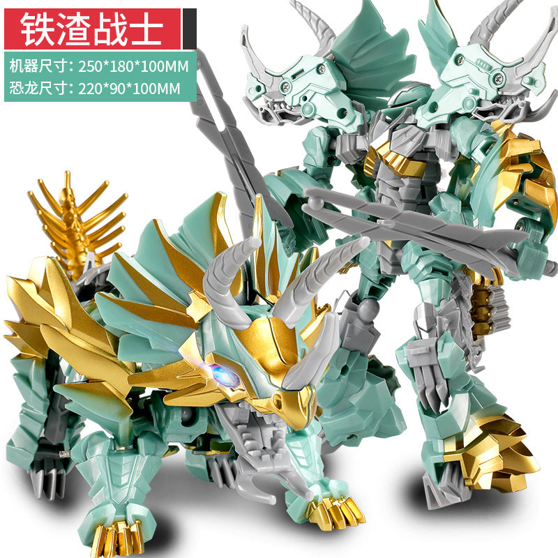 Transforming Toy Model Car Robot Bumblebee Dinosaur Grimlock Action Figure Alloy Genuine Children's Toy for Boys…