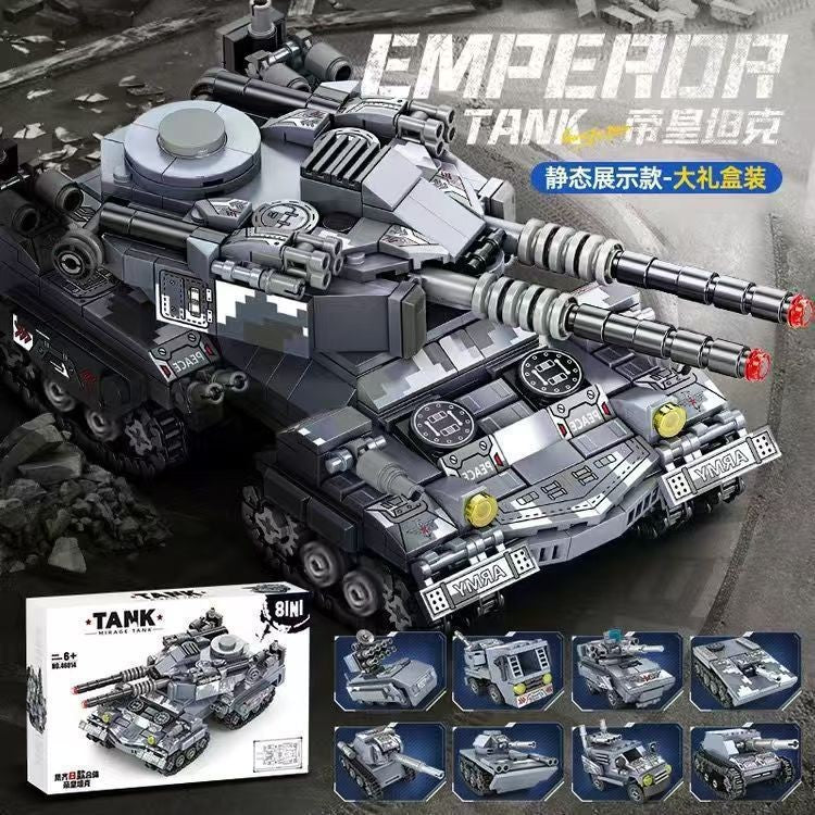 Military Assembly Building Blocks Aircraft Carrier Destroyer Rocket Ship Small Particle Children's Educational Toys Boys'…