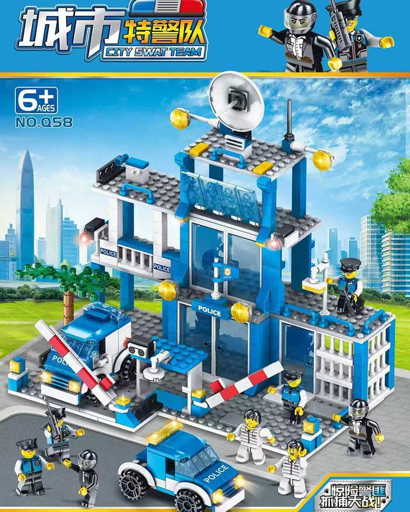 Military Assembly Building Blocks Aircraft Carrier Destroyer Rocket Ship Small Particle Children's Educational Toys Boys'…