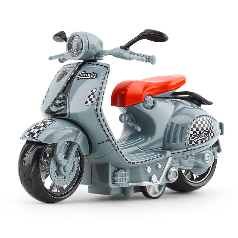 Cross-border generation children's toy boy baby simulation alloy motorcycle ornaments key chain model toy car - {mianyang…