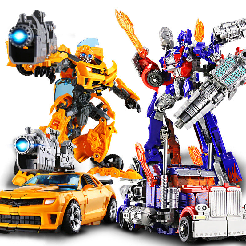 Transforming Toy Model Car Robot Bumblebee Dinosaur Grimlock Action Figure Alloy Genuine Children's Toy for Boys
