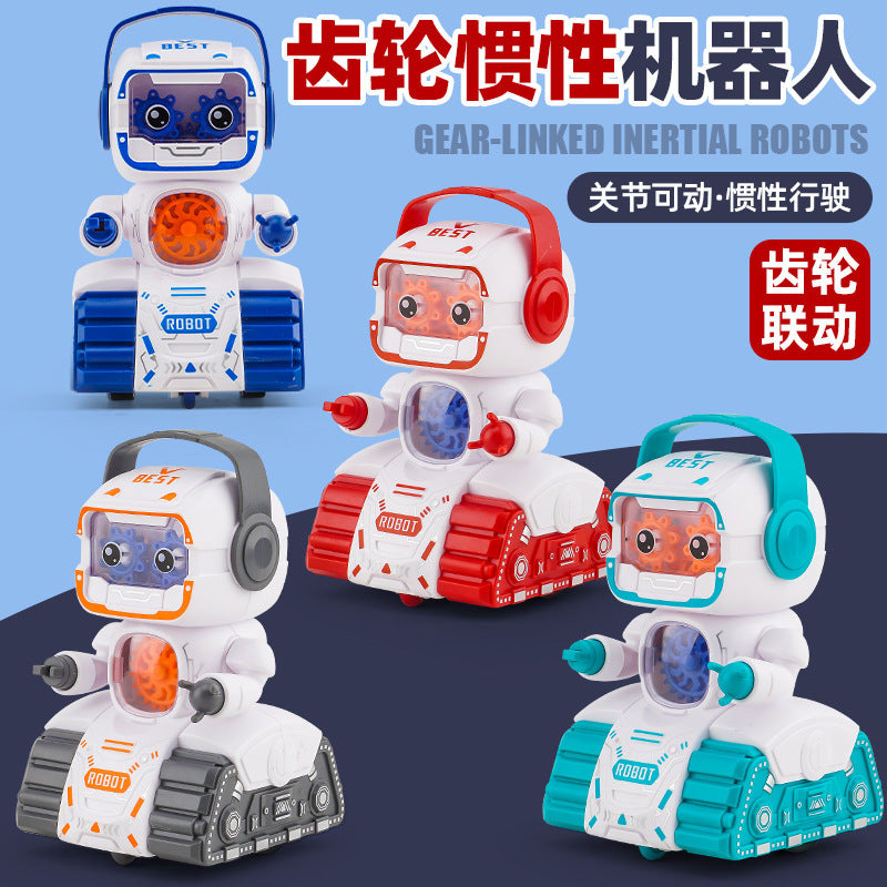 Chattering net red children's toys Chenghai generation inertial robot clip doll machine stall small toy gifts wholesale…