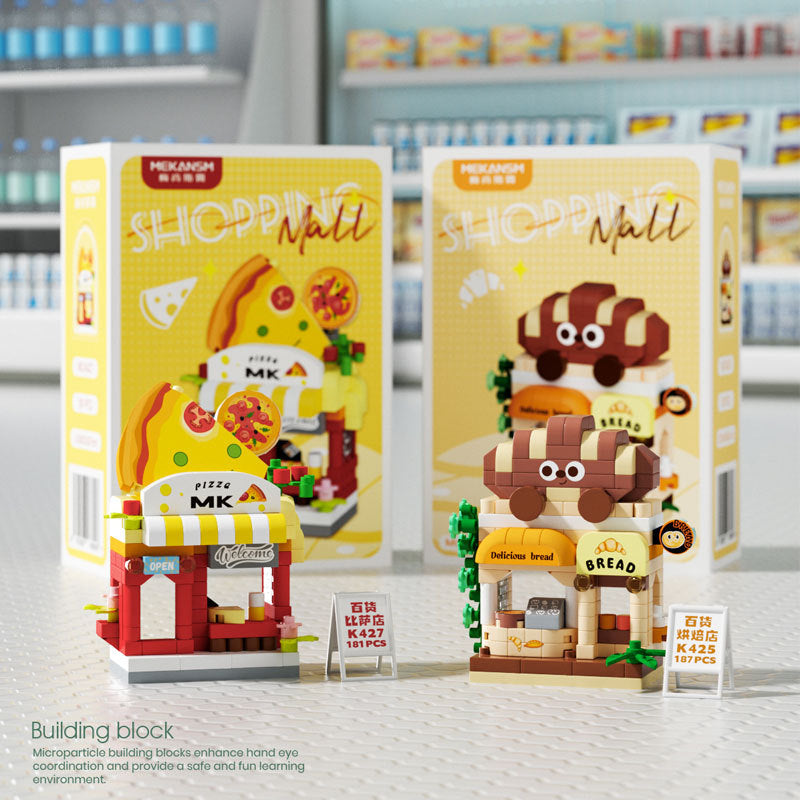 Compatible with Le Dream Store Micro-Particle Building Blocks, Street Scene Ornaments, Children's Educational DIY Toys ​…